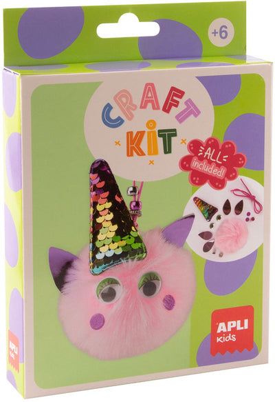 Apli Kinder-Bastelset Einhorn-Pompom – kreatives Spielzeug.