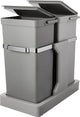 EKO Abfalleimer 15+20l graues Deco -Duo gebaut -in