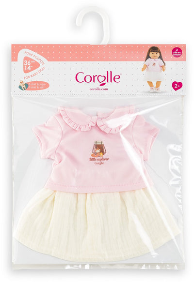 Corolle T-Shirt mit Kleid Little Explorer – 36 cm