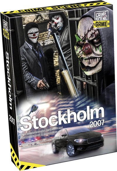 Taktik Tatort Stockholm 2007 – Brettspiel – Krimispiel – Spannender Banküberfall und Jagd durch die Stadt – Tiefgründige Ermittlung und Deduktion – Tatortserie – Game Storm Studio – 1 oder mehr Spieler – ab 18 Jahren