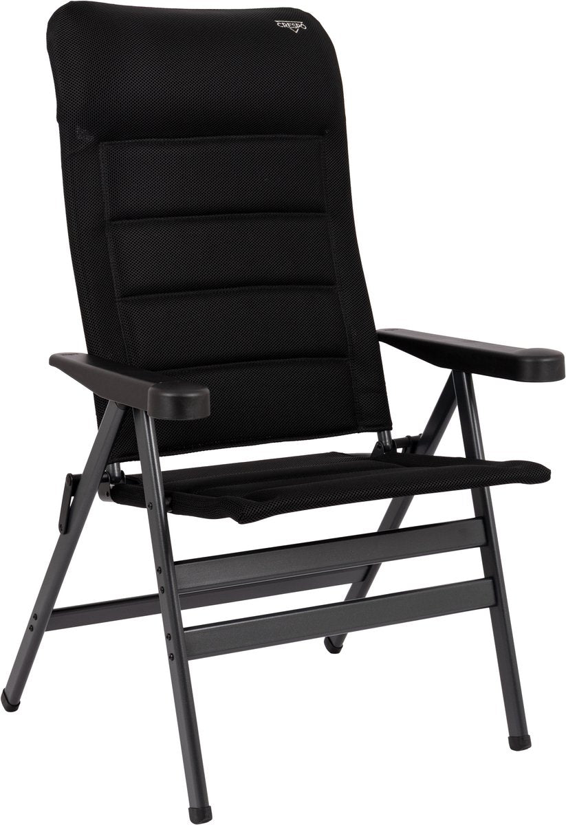 Crespo - Liegestuhl - XL - AP 238 - Air-Deluxe - Schwarz