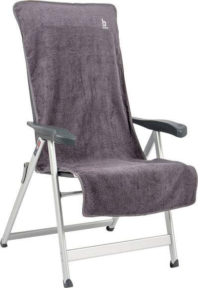 Bo-camp - Stuhlbezug M - Universal - Frottee - Grau
