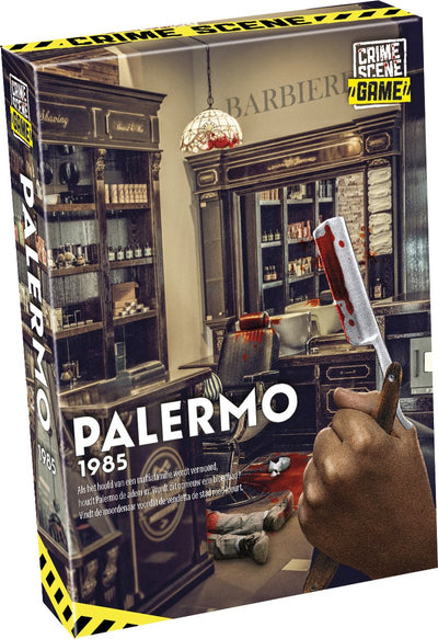 Taktik Tatort Palermo 1985 – Brettspiel – Krimispiel – Mafia-Mysterium auf Sizilien – Eingehende Ermittlungen und moralische Entscheidungen – Tatort-Serie – Game Storm Studio – 1 oder mehr Spieler – ab 18 Jahren