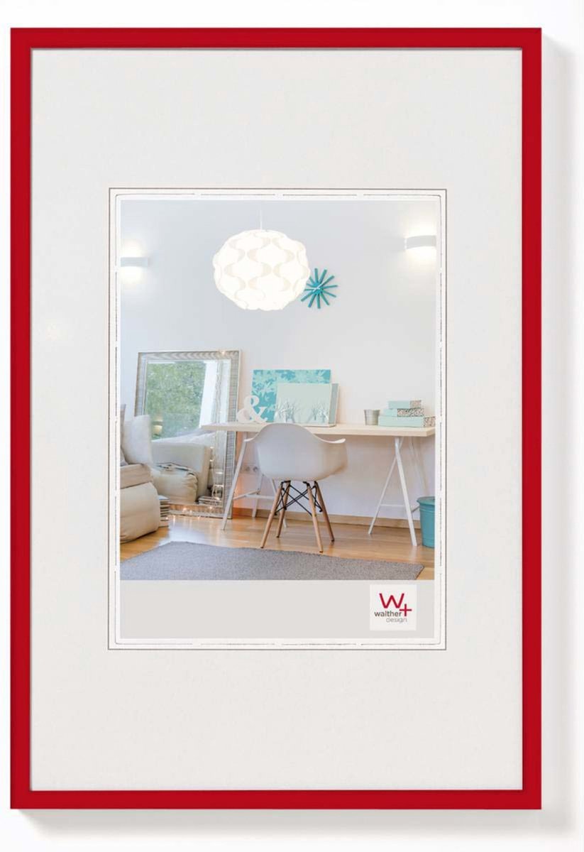Walther New Lifestyle - Kunststoffrahmen - Fotogröße 60x80 cm - rot
