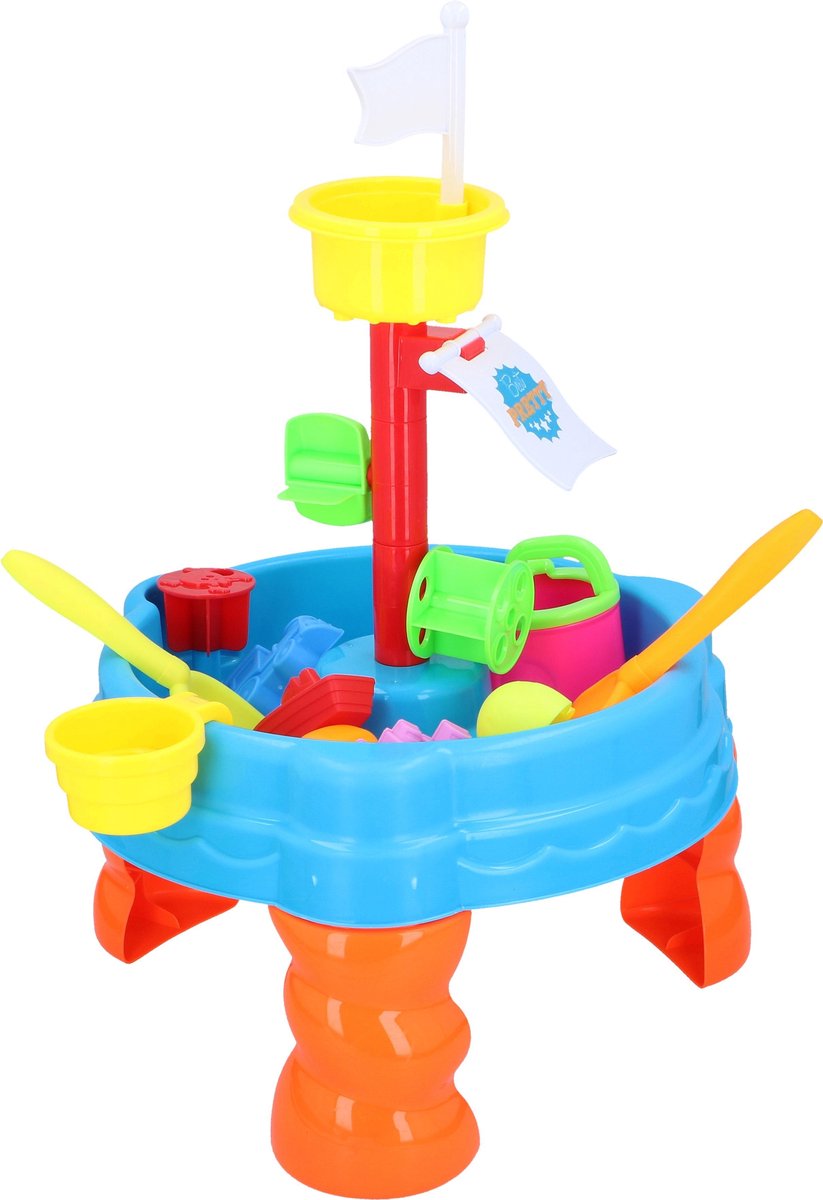 Sand- und Wasserspiegel mit Turm, 22dlg.