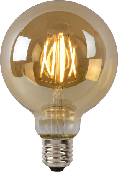 Lucide g95 - Glühlampe - ø 9,5 cm - LED dimmbar - E27 - 1x5W 2700K - Bernstein