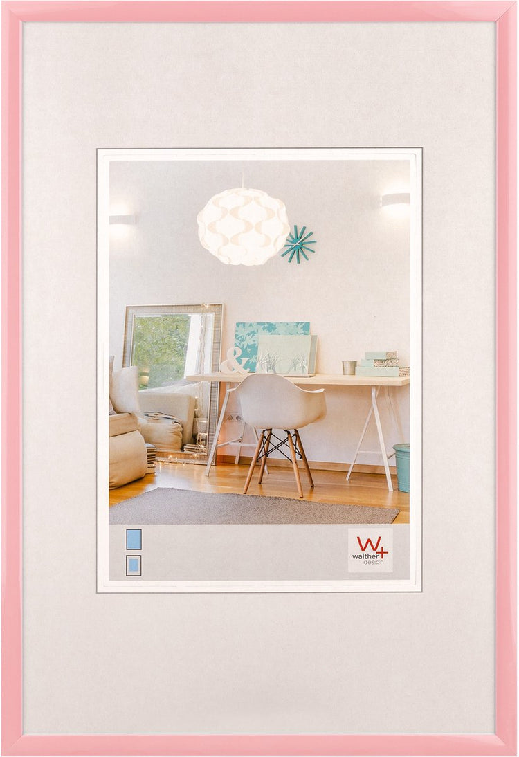 Walther New Lifestyle - Kunststoffrahmen - Fotogröße 40x50 cm - Rosa