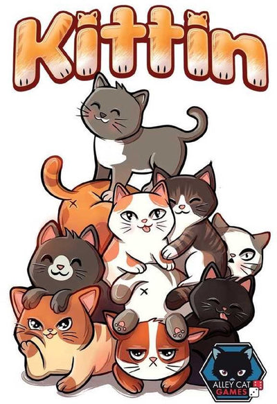 Asmodee Katzenspiel Kittin – schnelles Stapelspiel für Kinder.