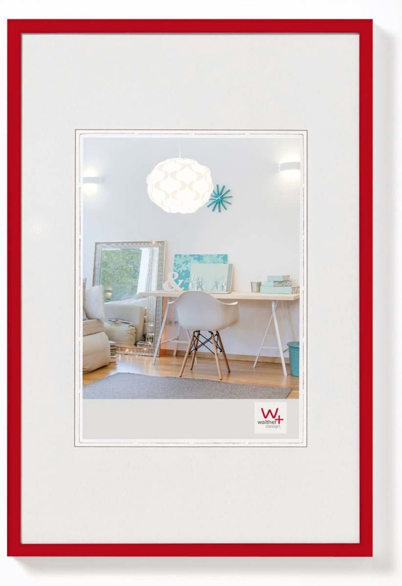Walther New Lifestyle - Kunststoffrahmen - Fotogröße 50x70 cm - rot