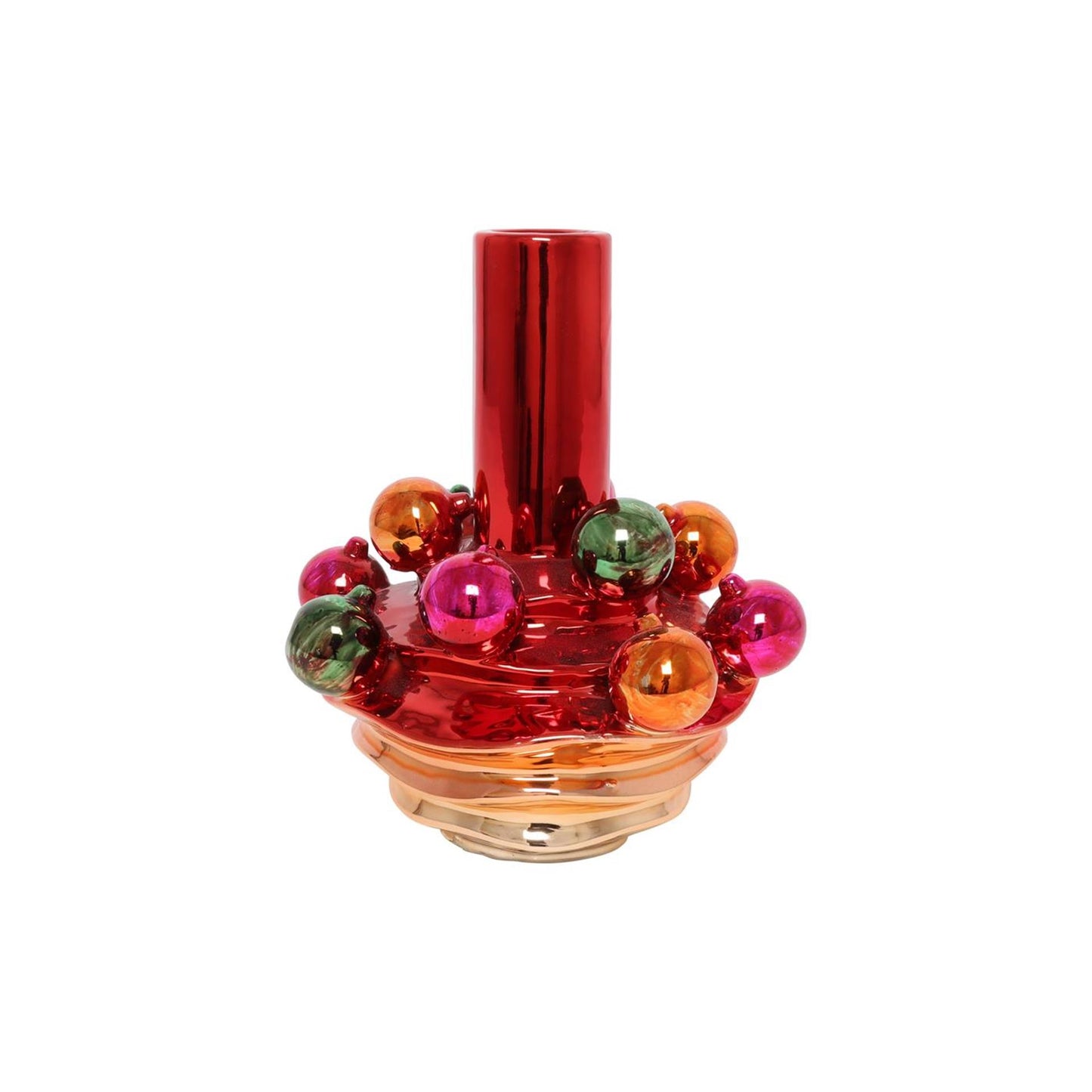 Countryfield Vase Glamour s rot ø20,5xh26cm