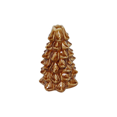 Countryfield Kerzenhalter Weihnachtsbaum braun ø11xh19cm