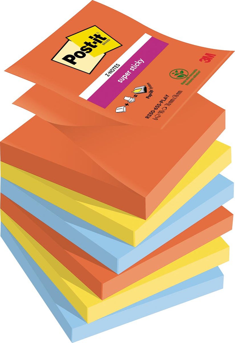 Haftnotizen Post-it, verspielt, 540 Blatt, Farbsortiment
