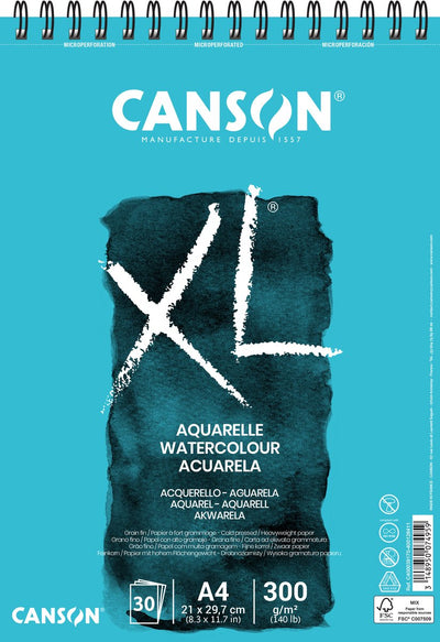 Canson Skizzenblock XL Aquarell – 300 g m – A4 – 30 Blatt