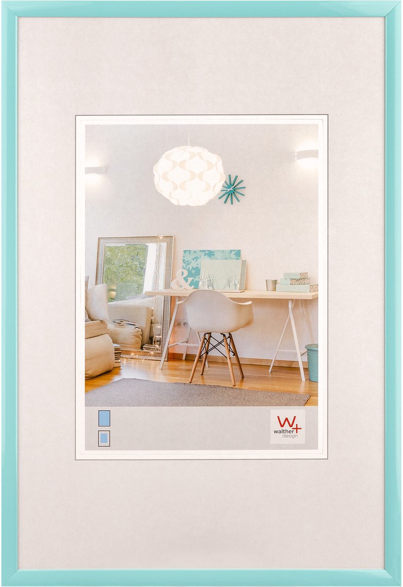 Walther New Lifestyle - Kunststoffrahmen - Fotogröße 30x40 cm - Türkis