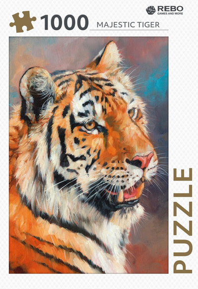 Rebo Puzzle 1000 Teile – majestätischer Tiger