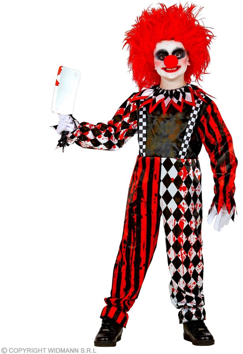 Widmann Horrorclown Anzug Kinder