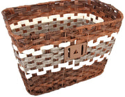 Geflochtener Weidenräderbasket Volare L 36 x 27 x 21 cm - dunkelbraun - afbeelding 1
