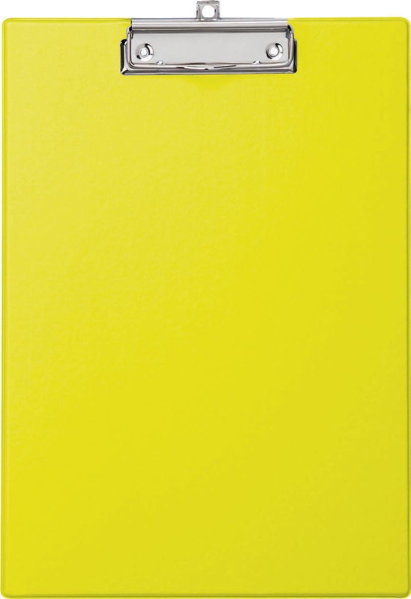 Maul Klemmplatte A4 Hochformat gelb