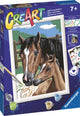 Ravensburger Creart Painting von Number Dollen mit Fohlen