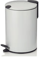 Kela Tretabfalleimer, 3 l, mattweiß - | matt