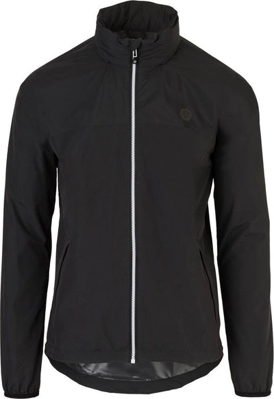 Agu Go Raincoat Essential – Regenmantel Damen Herren – atmungsaktiver und wasserdichter Regenmantel – Fahrradjacke – Schwarz – XXL