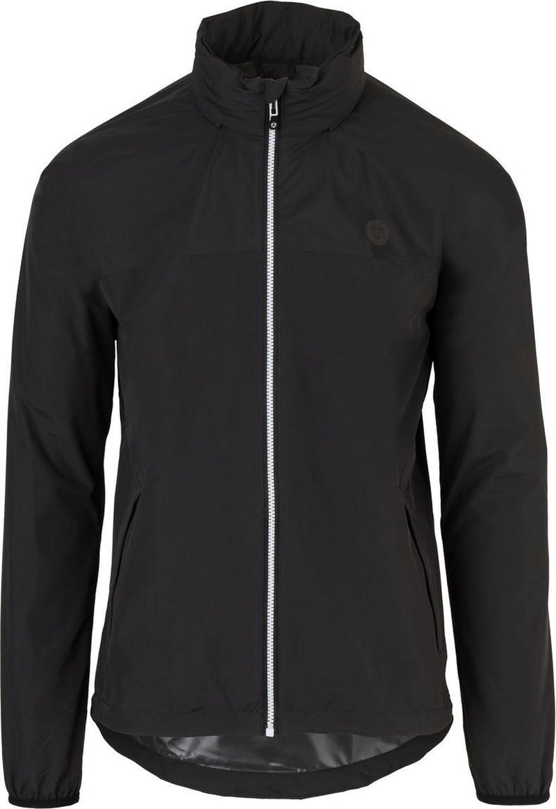 Agu Go Raincoat Essential – Regenmantel Damen Herren – atmungsaktiver und wasserdichter Regenmantel – Fahrradjacke – Schwarz – XXL