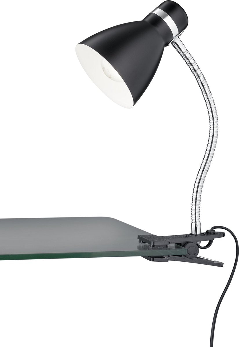 Rl Live Your Light Reality Harvey – Klemmleuchte – Schwarz matt – exkl. 1x E27 4W