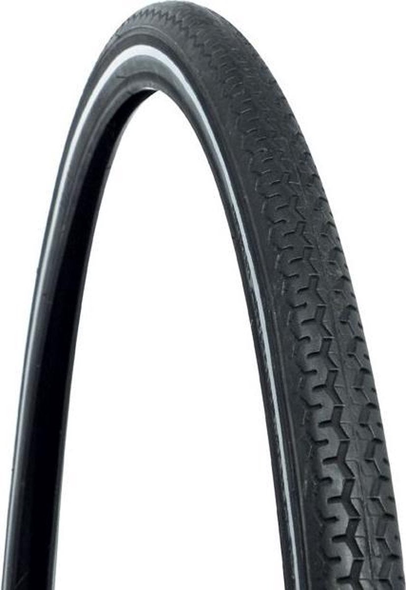 Dresco Reifen Holland Tour – Reifengröße 28 x 1 ½ – ETRTO-Größe 40–635 – sichere Reflexion – optimaler Grip bei allen Wetterbedingungen – geringer Rollwiderstand – hohe Pannensicherheit – optimaler Grip – Schwarz