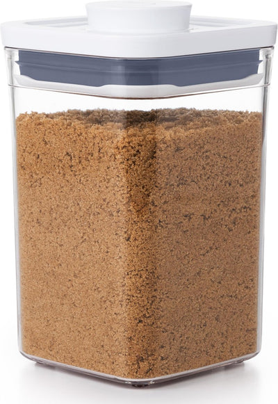 Oxo-Aufbewahrungsdose „Pop“, klein, quadratisch – niedrig (1,0 Liter)