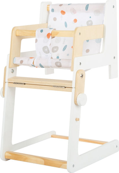Kleiner Fuß Holz Combi Puppenstuhl kleine Knopf