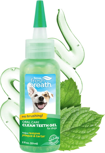 Tropiclean Zahngel Hund – Gel für frischen Atem, saubere Zähne – 59 ml