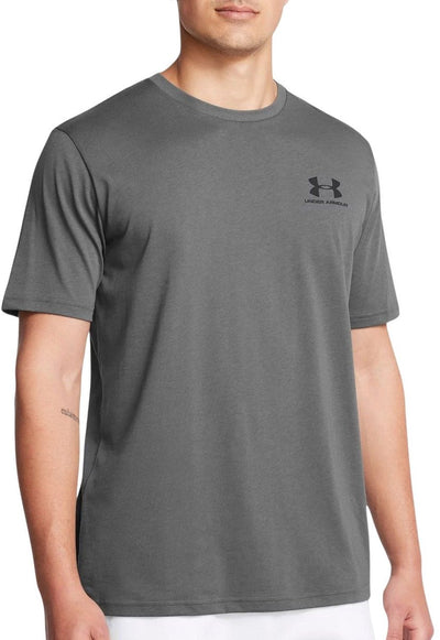 Under Armour UA M Sportstyle LC SS Herren-Sportshirt – Grau – Schwarz