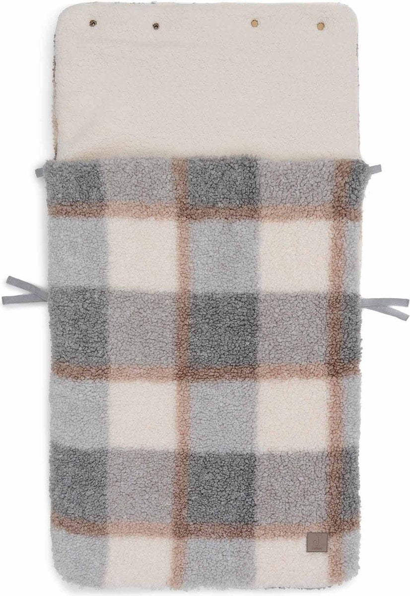 Jollein – Babyfußsack Gruppe 0+ 3 5 Punkte – Bouclé prüfen