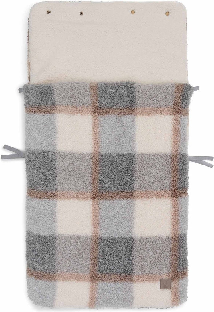 Jollein – Babyfußsack Gruppe 0+ 3 5 Punkte – Bouclé prüfen