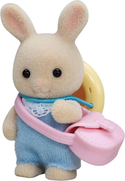 Sylvanian Family 5413 Weißes Kaninchenbaby – samtweiche Spielzeugfigur