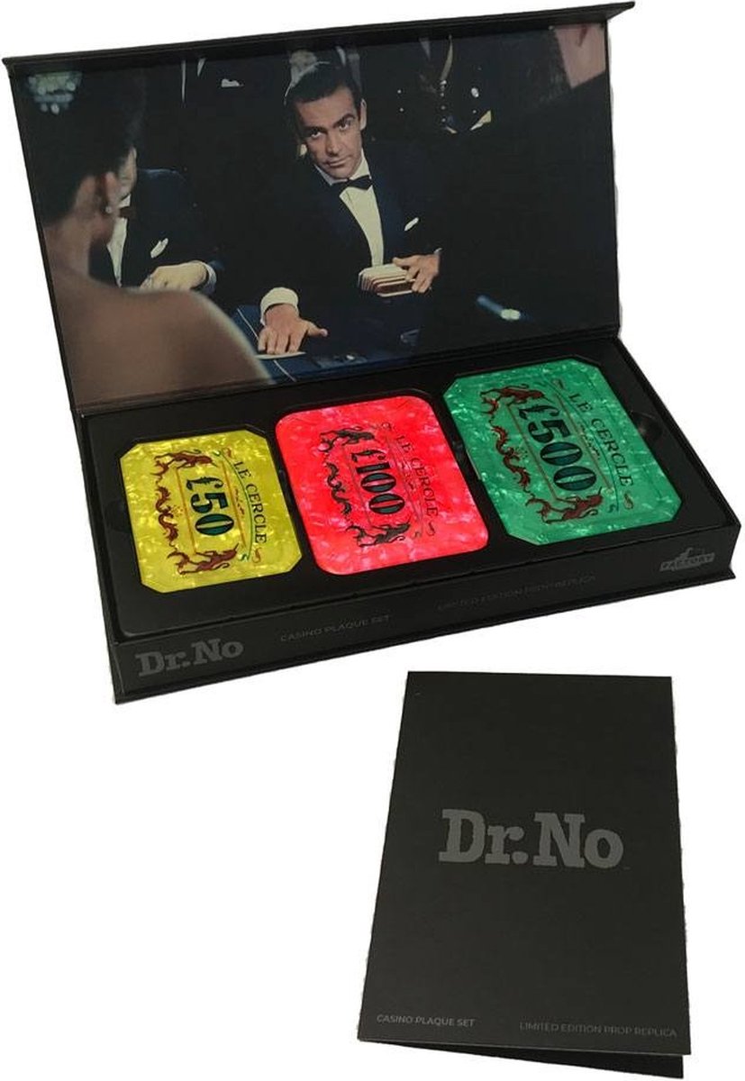 Factory Entertainment James Bond – Replik 1 1 Dr No Casino Plaques Limited Edition