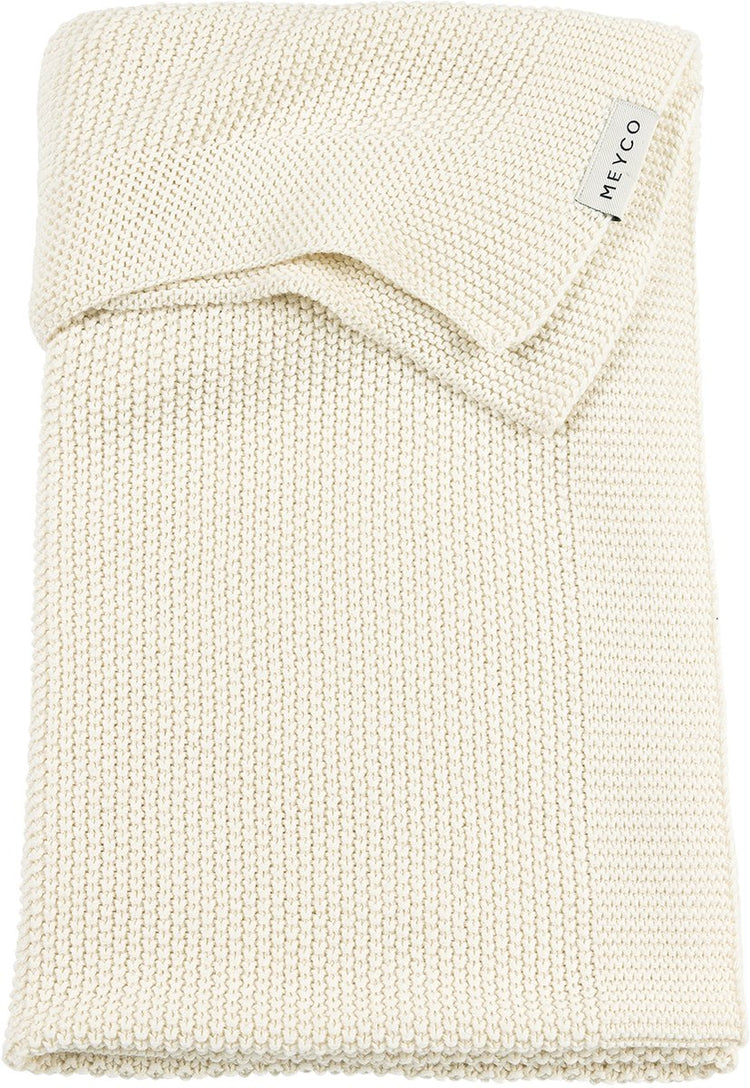 Meyco Baby-Mini-Relief-Kinderbettdecke – Natur – 75 x 100 cm – 1,0 Tog
