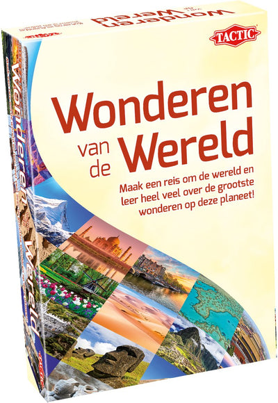 Taktik Weltwunder – Lernspiel – Weltwunder kennenlernen – 195 Karten – 6 Spielbretter mit Kontinenten