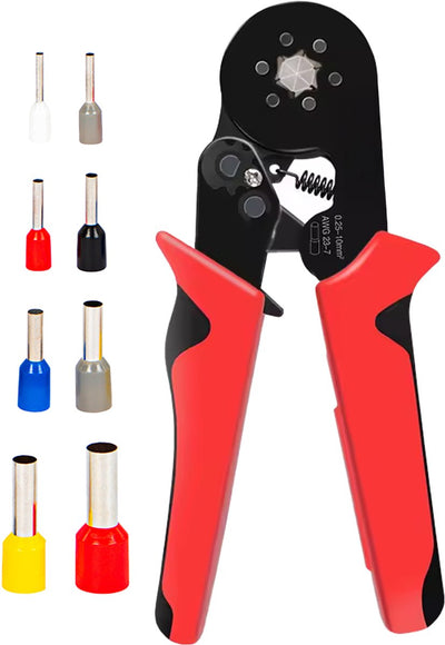 Blas-Crimpzangen-Set mit Aderendhülsen – 1201-teilig – Profi-Crimpzange – AWG 7-23 – inklusive Aufbewahrungsbox