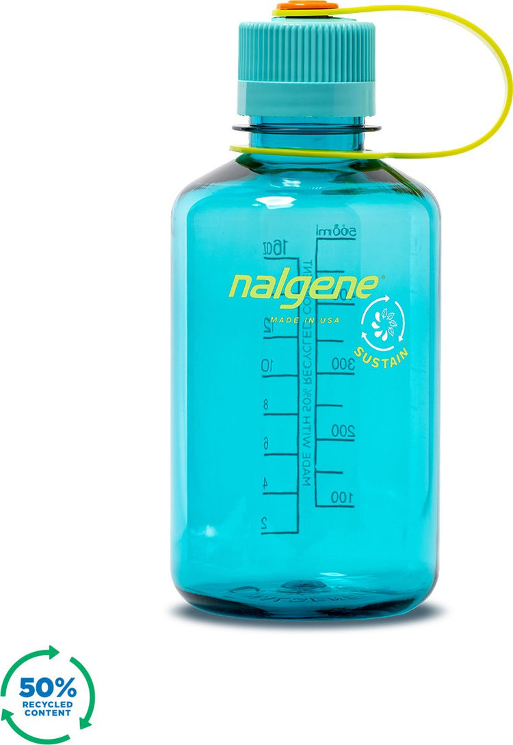 Nalgene – Enghalsflasche – Trinkflasche – Wasserflasche – auslaufsicher – 500 ml – BPA-frei – nachhaltig – himmelblau