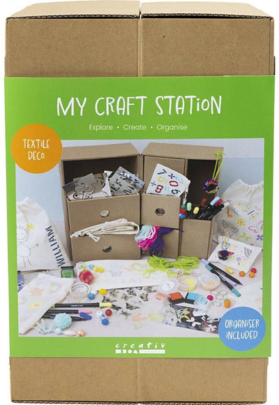 Creativ Company My Craft Station Textildekoration, verschiedene Farben, 1 Stück 1 Box