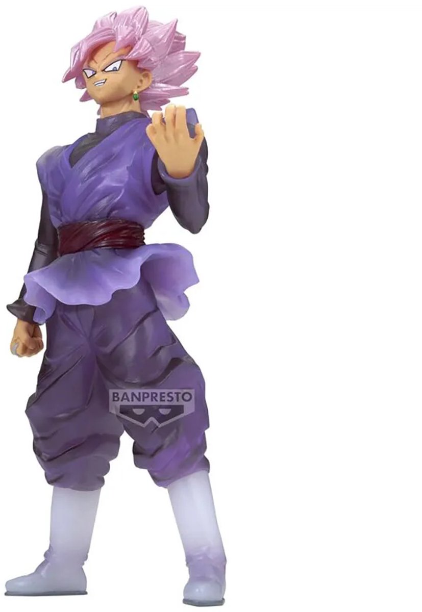 Banpresto Co., Ltd. Dragon Ball Super – Clearise – schwarze Goku-Rosé-Statue, 19 cm