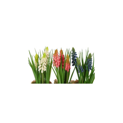 Countryfield Kunstblume im Topf Muscari H20cm