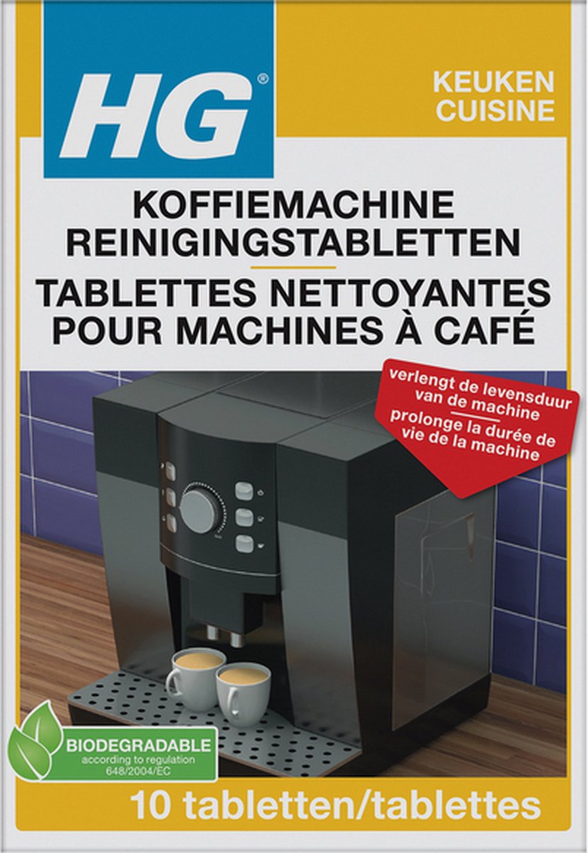 Hg 6x Kaffeemaschinen-Reinigungstablette (10 Tabletten)