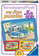 Ravensburger Puzzle Tiere bei der Arbeit - Puzzle - 3x6 Teile