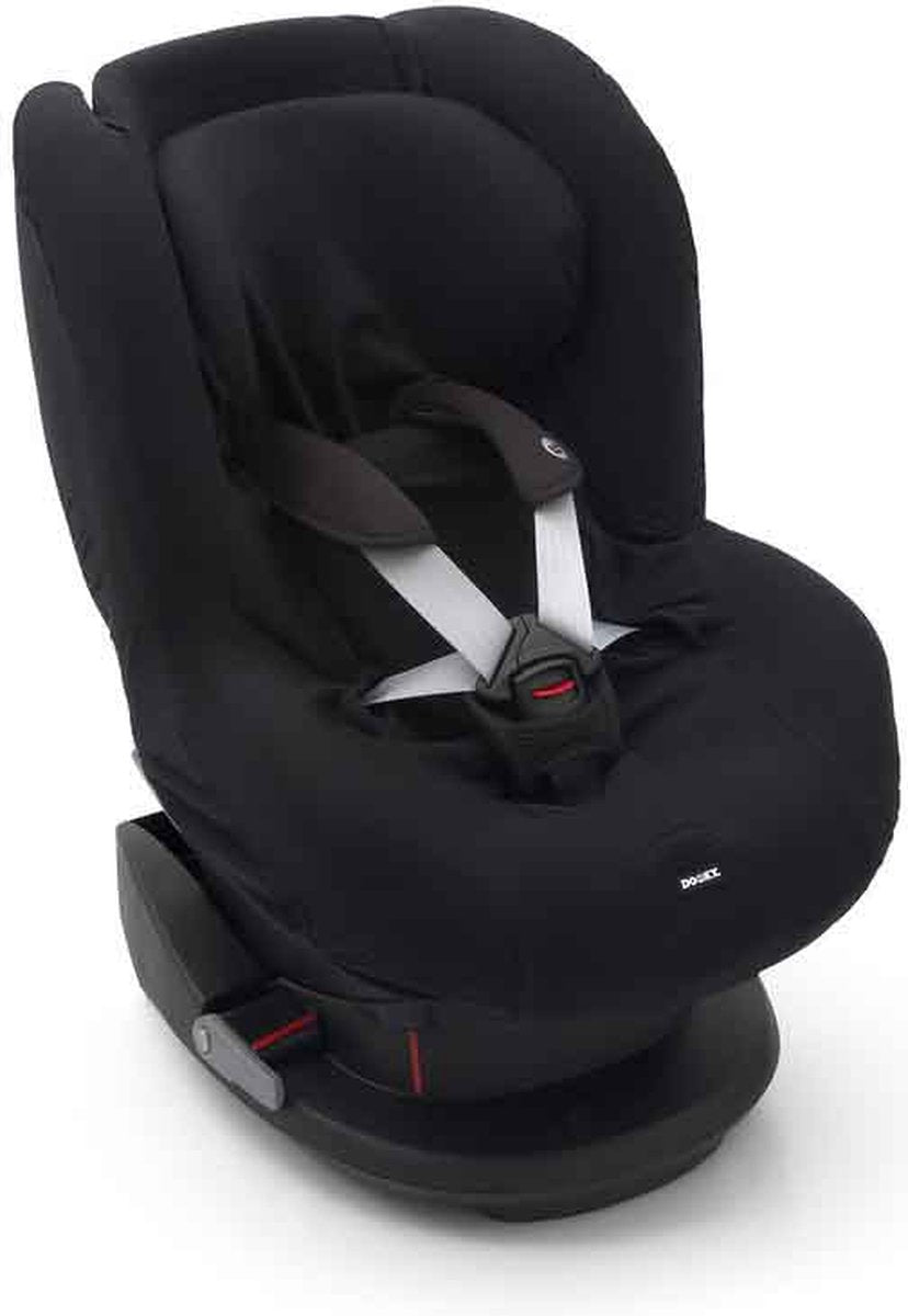 Dooky Sitzbezug Gruppe 1 Autositzbezug Schwarz Uni – Universal Autositzbezug Maxi Cosi Cabriofix, Maxi Cosi Bezug Pebble, Maxi Cosi Bezug, Cybex und mehr – Autositzbezug Baby Universal