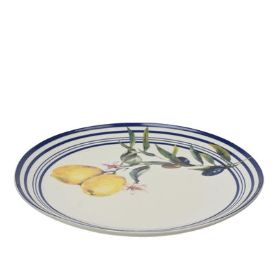 Decoris Teller Zitronenporzellan, Durchmesser 20,3 cm