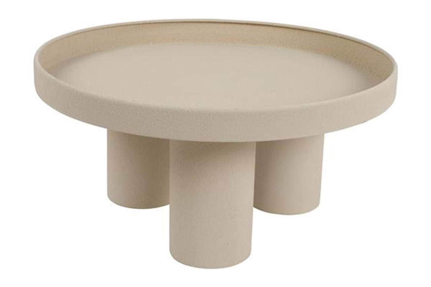 Countryfield Plateau cremefarbenes Metall 36,5 cm