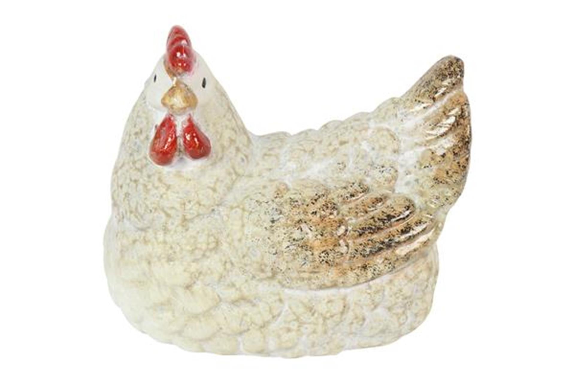 Countryfield Huhn sitzend 9,5x7x8,5cm