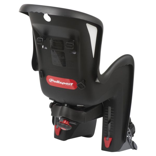Polisport Kindersitz hinter Bilby Maxi Rs Frame Bestätigung schwarz